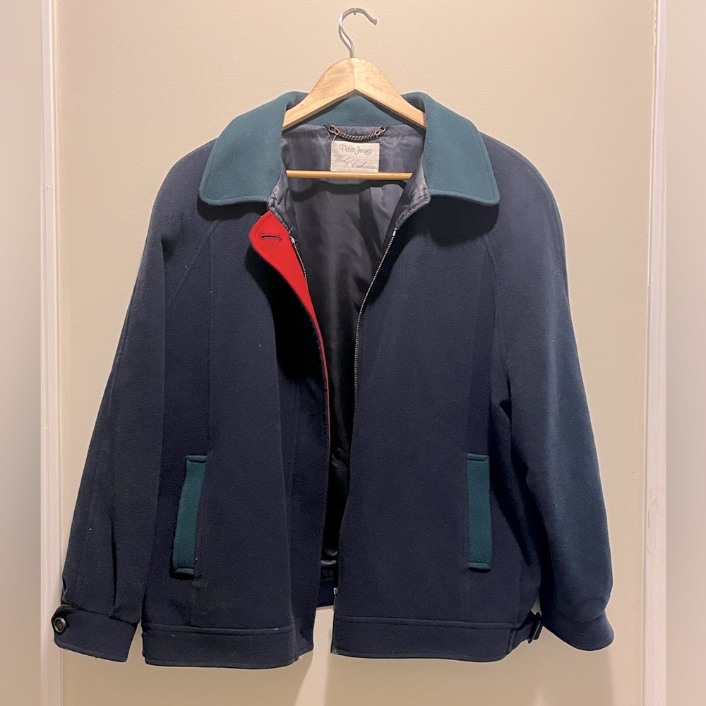 PETER JAMES WOOL & CASHMERE  - vintage style jacket